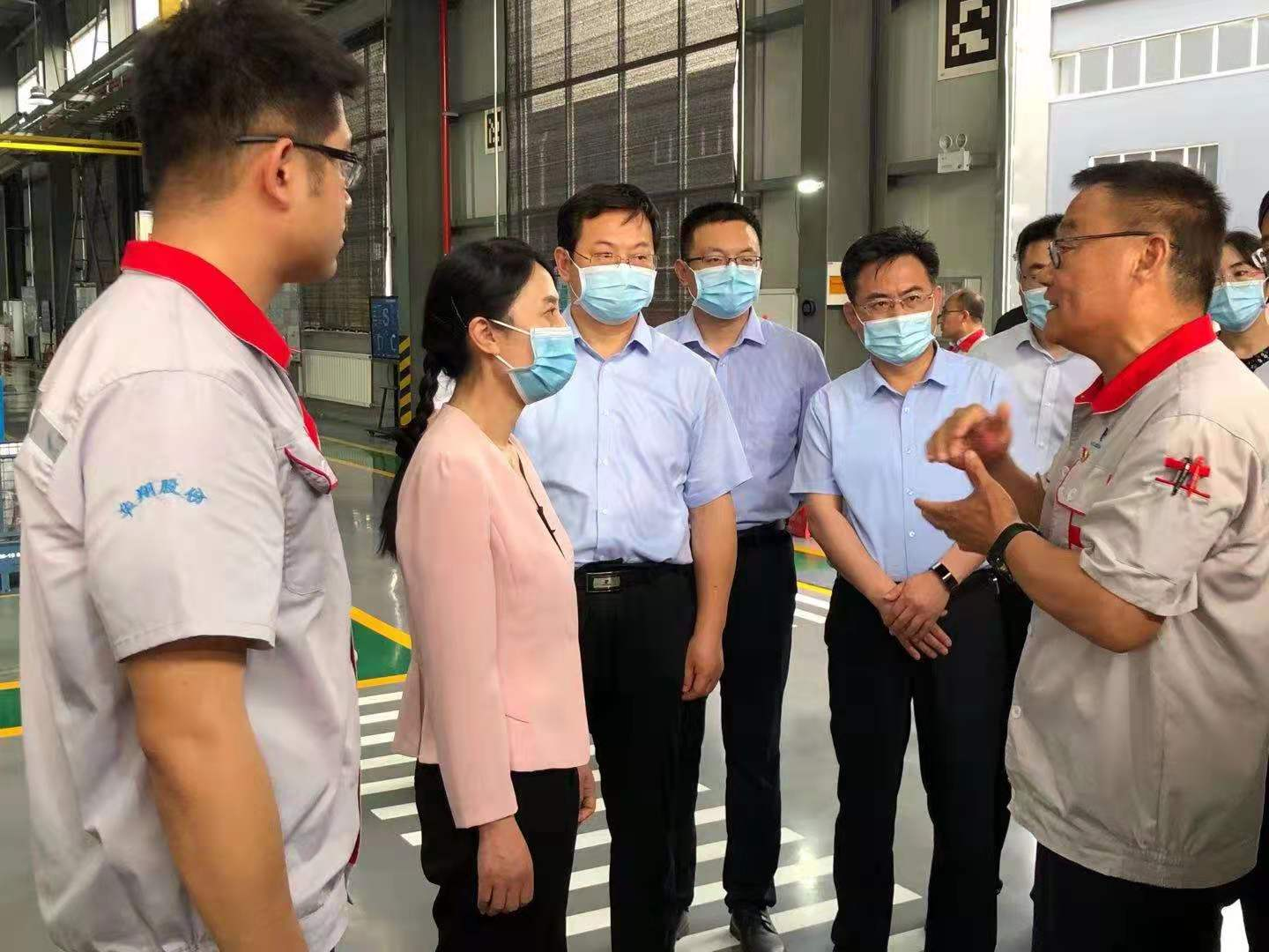 省委常委、組織部部長陳安麗蒞臨我司調研企業(yè)黨建及運行情況